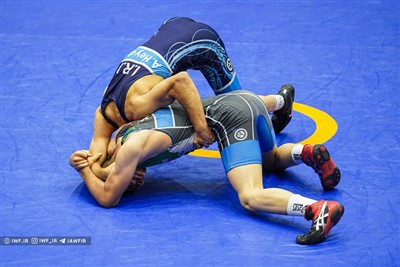 رقابت های کشتی فرنگی جوانان قهرمانی استان خوزستان / اهواز :